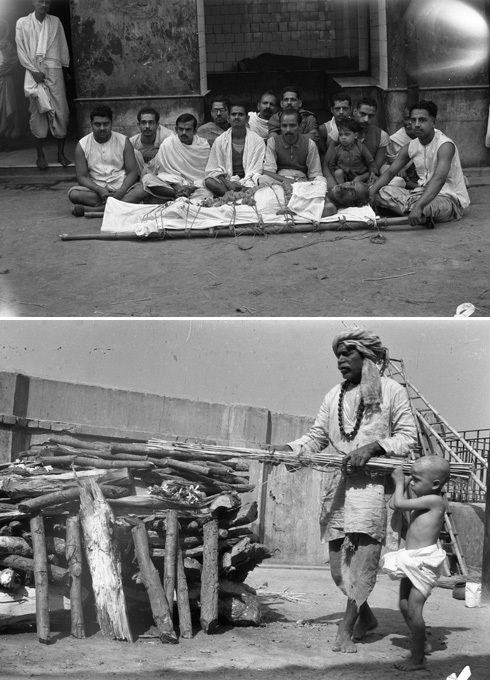 Cremation Rites with the Youngest Son, Calcutta 1944 [Photographs]