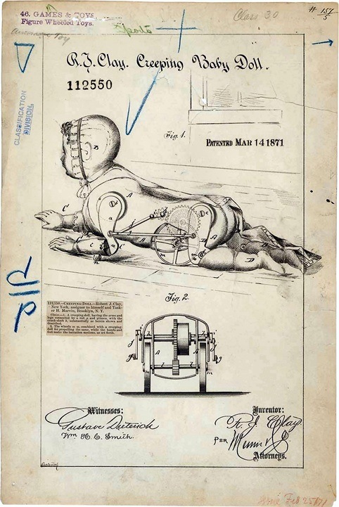 Creeping Baby Doll [Patent]