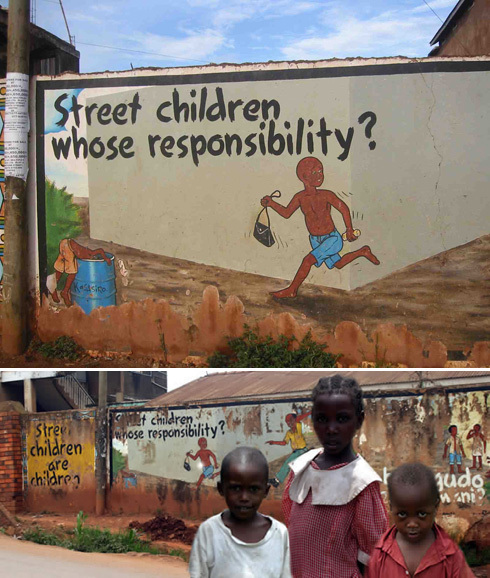 Street Children Billboard, Uganda [Still Image]