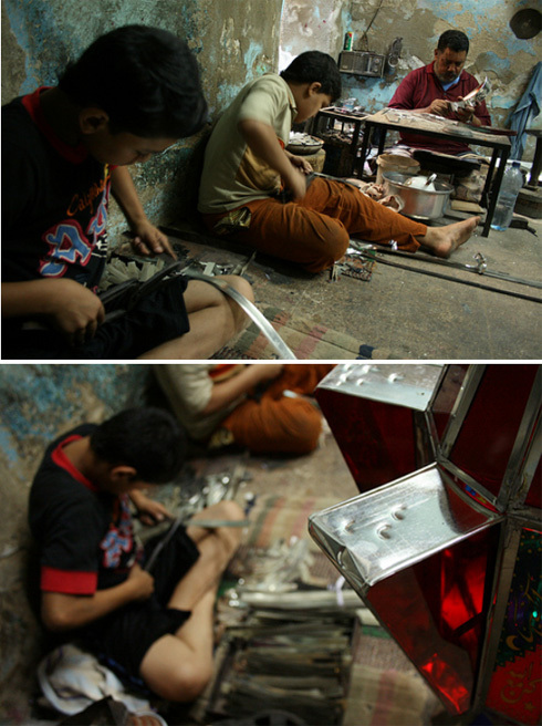 Child in Ramdan Lantern Family Workshop [Photographs]