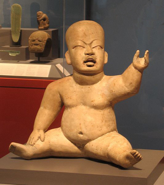 Olmec Ceramic Baby Figurine [Object]