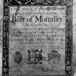 London&#039;s Bill of Mortality (December 1664-December 1665) [Official Document]