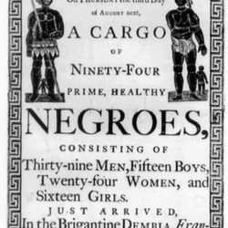 Advertisement for Sale of Newly Arrived Africans, Charleston, July 24, 1769 [Advertisement]